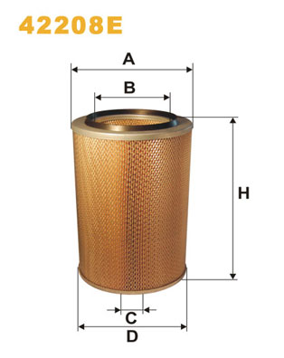 WIX FILTERS Levegőszűrő 42208E_WIX