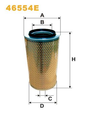 WIX FILTERS Levegőszűrő 46554E_WIX