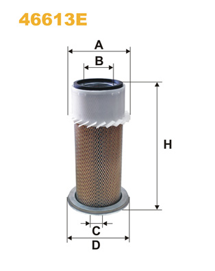 WIX FILTERS Levegőszűrő 46613E_WIX