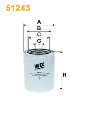 WIX FILTERS Olajszűrő 51243_WIX