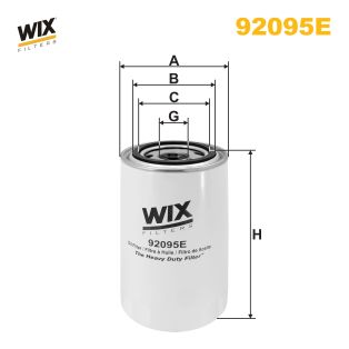 WIX FILTERS Olajszűrő 92095E_WIX