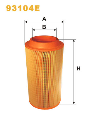 WIX FILTERS Levegőszűrő 93104E_WIX