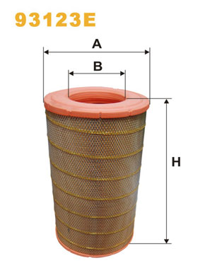 WIX FILTERS Levegőszűrő 93123E_WIX