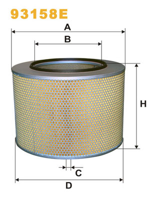 WIX FILTERS Levegőszűrő 93158E_WIX