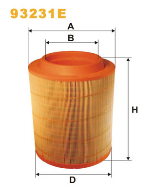 WIX FILTERS Levegőszűrő 93231E_WIX