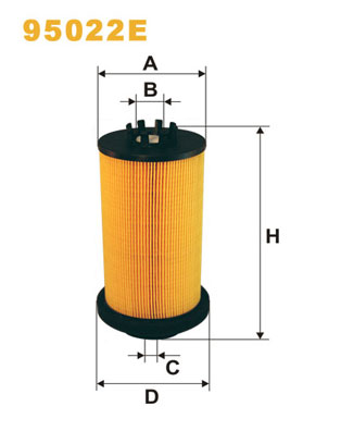 WIX FILTERS Üzemanyagszűrő 95022E_WIX