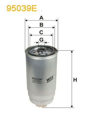 WIX FILTERS Üzemanyagszűrő 95039E_WIX