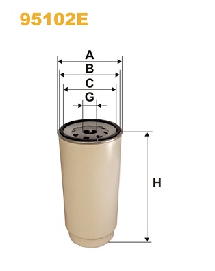 WIX FILTERS Üzemanyagszűrő 95102E_WIX