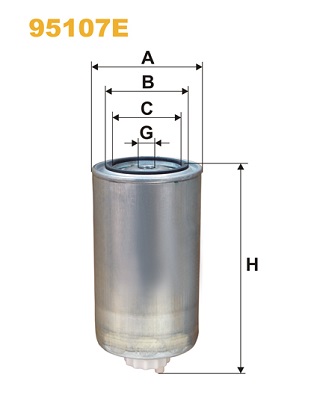 WIX FILTERS Üzemanyagszűrő 95107E_WIX