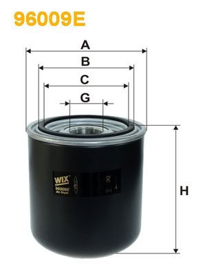 WIX FILTERS Légszárító patron, kompresszor 96009E_WIX