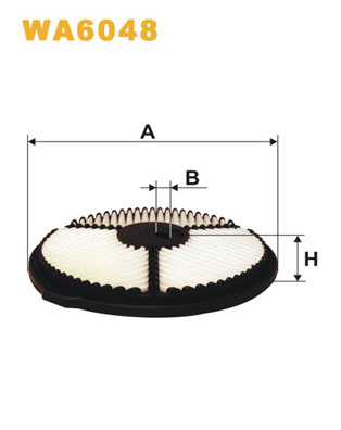 WIX FILTERS Levegőszűrő WA6048_WIX