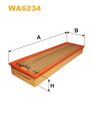 WIX FILTERS Levegőszűrő WA6234_WIX