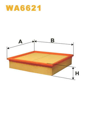 WIX FILTERS Levegőszűrő WA6621_WIX