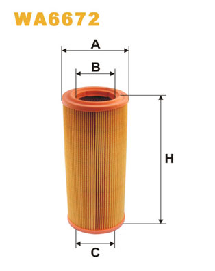 WIX FILTERS Levegőszűrő WA6672