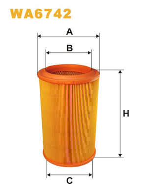 WIX FILTERS Levegőszűrő WA6742_WIX