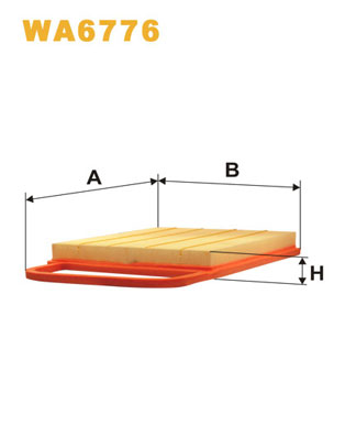 WIX FILTERS Levegőszűrő WA6776_WIX