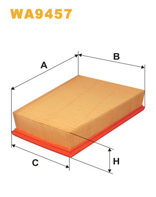 WIX FILTERS Levegőszűrő WA9457