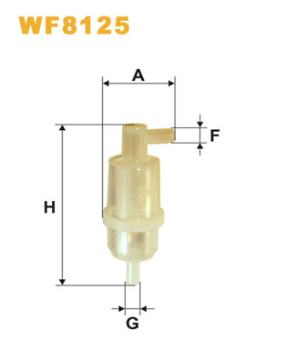 WIX FILTERS Üzemanyagszűrő WF8125_WIX