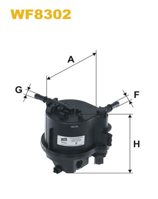 WIX FILTERS Üzemanyagszűrő WF8302_WIX