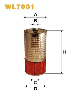 WIX FILTERS Olajszűrő WL7001_WIX