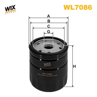 WIX FILTERS Olajszűrő WL7086_WIX