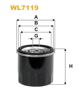 WIX FILTERS Olajszűrő WL7119_WIX