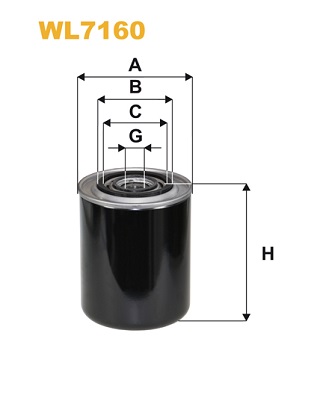 WIX FILTERS Olajszűrő WL7160_WIX