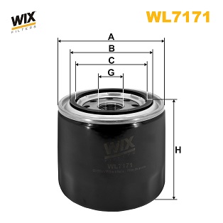 WIX FILTERS Olajszűrő WL7171_WIX