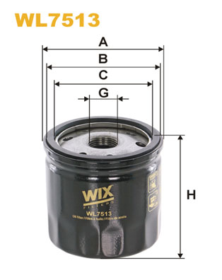 WIX FILTERS Olajszűrő WL7513_WIX