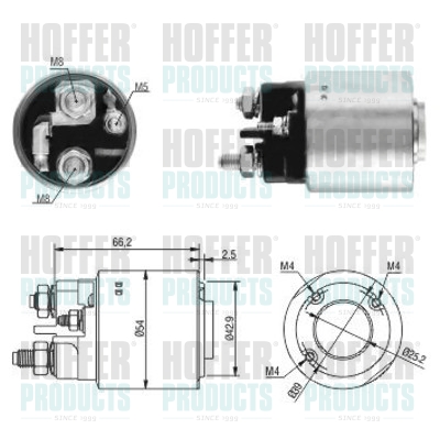 HOFFER mágneskapcsoló, önindító 46131_HOF