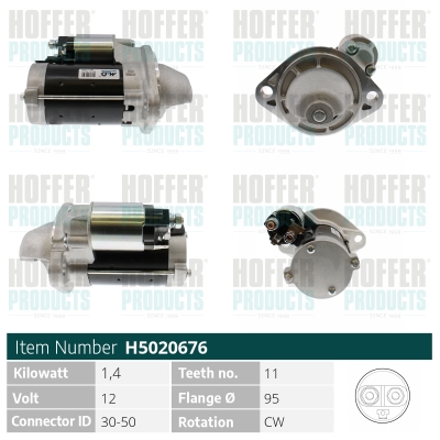 HOFFER Önindító H5020676_HOF