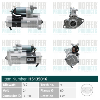 HOFFER Önindító H5135016_HOF