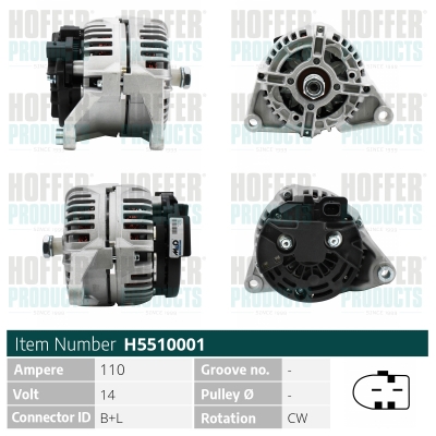 HOFFER Generátor H5510001_HOF