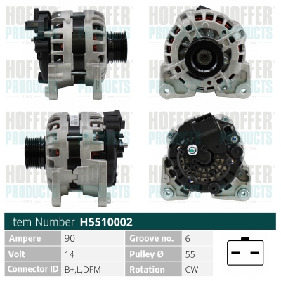 HOFFER Generátor H5510002_HOF