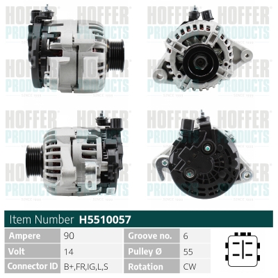 HOFFER Generátor H5510057_HOF