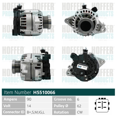 HOFFER Generátor H5510066_HOF