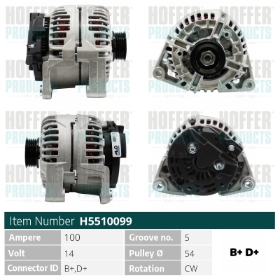 HOFFER Generátor H5510099_HOF