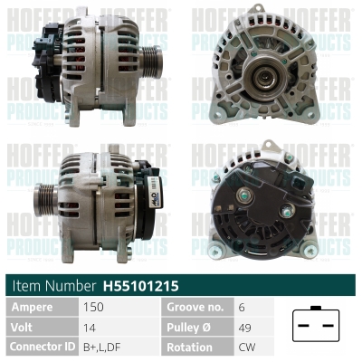 HOFFER Generátor H55101215_HOF