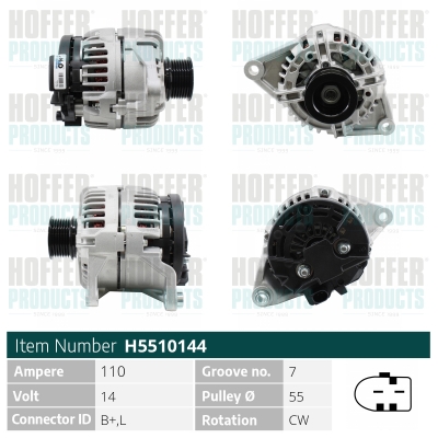 HOFFER Generátor H5510144_HOF