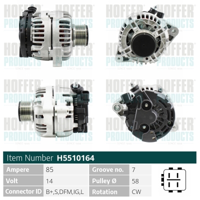 HOFFER Generátor H5510164_HOF