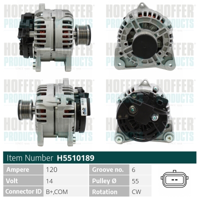 HOFFER Generátor H5510189_HOF