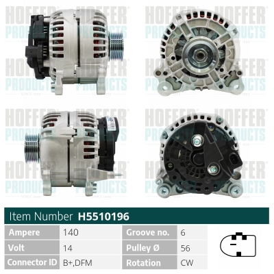 HOFFER Generátor H5510196_HOF