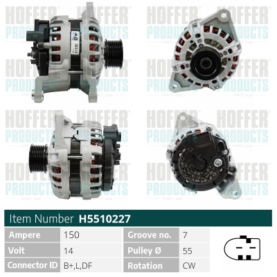 HOFFER Generátor H5510227_HOF