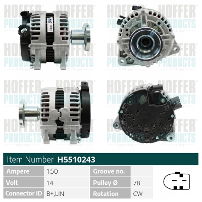 HOFFER Generátor H5510243_HOF