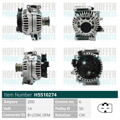 HOFFER Generátor H5510274_HOF