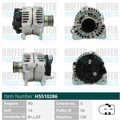 HOFFER Generátor H5510286_HOF