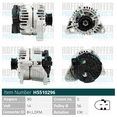 HOFFER Generátor H5510296_HOF