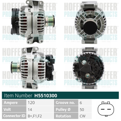 HOFFER Generátor H5510300_HOF