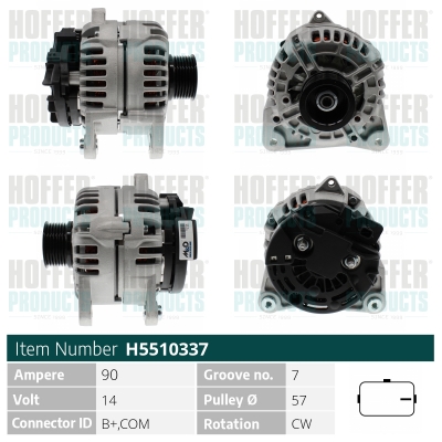 HOFFER Generátor H5510337_HOF