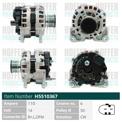 HOFFER Generátor H5510367_HOF